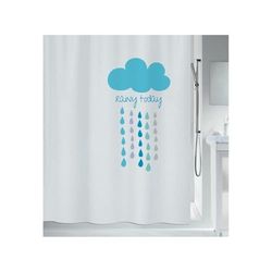 Spirella Tenda da Doccia in Poliestere Cloud 180x200 cm Blu e Bianco