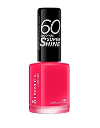 Rimmel 60 sekunder Super Shine nagellack - 8 ml, koralicious