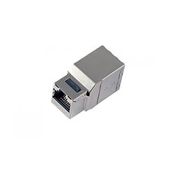 Synergy 21 s216317 Adaptateur de Cable – Adaptateur pour Cable (RJ45, RJ45, Femelle/Femelle, Acier Inoxydable, Cat6 a)