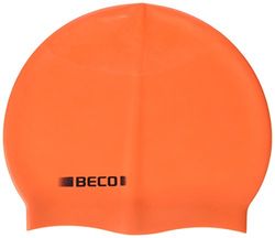 Beco Silikonhaube, Cuffia da Bagno. Unisex-Adulto, Colore: Arancione, Taglia Unica