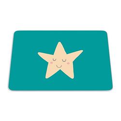 Bonamaison, Rectangle Pop Art Digital Printed Mouse Pad, Non-Slip Base, for Office and Home, Size: 22 x 18 cm