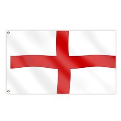 Gifts 4 All Occasions Limited SHATCHI-1323 Shatchi, stor, 152 x 91 cm, England St. George-korset, premiumkvalitet, engelsk fotboll/rugbyfans