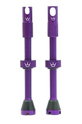Peaty's X Chris King MK2 Válvulas sin cámara Presta Bicicleta, Unisex, Voilet, 60mm