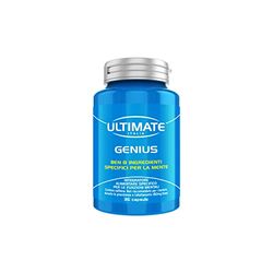 Ultimate Italia Genius Un Mix di Sostanze Studiato per Favorire Migliori Prestazioni Mentali - 36 Capsule