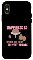 Clay Delivery Pottery Design For A Potter Case for iPhone X/XS