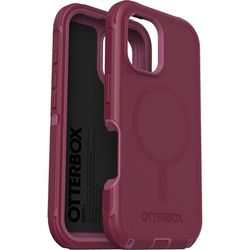 OtterBox Funda Defender Series MagSafe para iPhone 16, a Prueba de Golpes, a Prueba de caídas, ultrarresistente, Funda Protectora, Testada 7X con estándares Militares anticaídas, Rojo