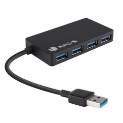 USB 3.0-hub met meerdere poorten, hoge overdrachtssnelheid, compatibel met verschillende apparaten, ideaal voor het aansluiten van randapparaten.