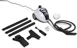 Feider – Limpiador de vapor – 1300 W 1,5 bar Potencia 1300 W, precalentamiento 20 s, pisos todos los tipos, LED, caudal 28 g/min, presión 1,5 bar, cable 5 m, depósito 0,450 L, extraíble – FHBV1300