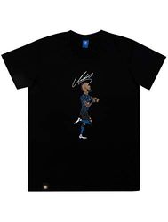 Inter T-Shirt Characters Vidal Black Edition, Unisex – Adulto, Nero, XXL