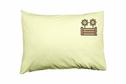 Bona Basics, Dekorativa prydnadskuddöverdrag, heminredning, soffa, cafeteria, storlek: 50 x 35 cm, färg: ljusgul
