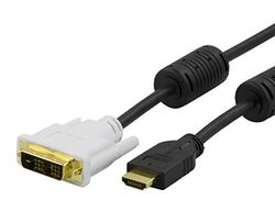 Deltaco HDMI-112 adaptador de cable de vídeo 2 m Negro, Blanco - Adaptadores de cable de vídeo (2 m, HDMI, Oro, Negro, Blanco, Macho/Macho)