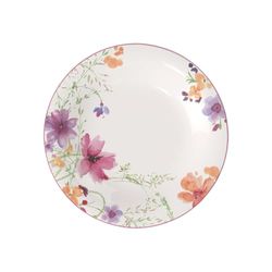 Villeroy & Boch Mariefleur Basic - Prato gourmet redondo (porcelana premium, 30 cm) branco/colorido