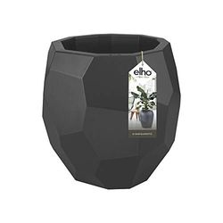 Elho Pure Edge Vaso, Nero, 40 CM