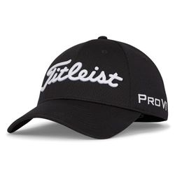 Titleist Tour Elite Cap Tapa, Negro/Blanco, M-L Unisex Adulto