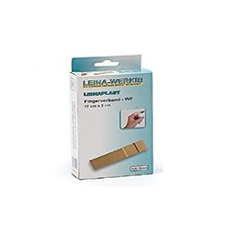 LEINAWERKE 72002 LEINAPLAST vingerverbanden 12 cm x 3 cm, EL, 100 stuks in doos