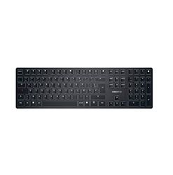 CHERRY KW X ULP, Ultra Flat Mechanical High-End Keyboard, Franse indeling (AZERTY), draadloos Multi-Device Keyboard voor maximaal 4 apparaten, oplaadbaar, Zwart