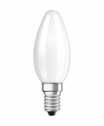 OSRAM LED lamp | Lampvoet: E14 | Warm wit | 2700 K | 4 W | mat | LED Retrofit CLASSIC B [Energie-efficiëntieklasse A++]