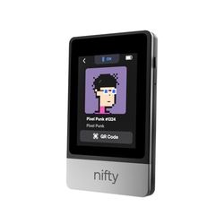 SecuX Nifty - Cartera de Hardware NFT dedicada - Bluetooth - Su galería NFT Personalizada - Soporte Ethereum, Binance Smart Chain, Polygon