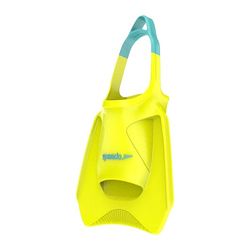 Speedo Biofuse Fitness Pinne da allenamento per Unisex Adulto, Hyper Yellow / Arctic Glass, XS