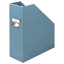 S.O.H.O. 1318452151 A4 Denim Magazine Rack With Index Holder And Handle