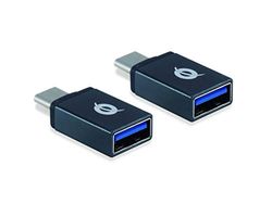 CONCEPTRONIC DONN03G - Adattatore OTG per USB-C a USB-A, Confezione da 2