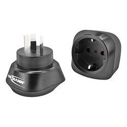 ANSMANN Adaptateur de Voyage EU to AU (1 PCE) – Adaptateur Voyage Europe vers Australie utilisable dans Plus de 20 Pays – Adaptateur Universel pour appareils de Max. 10A