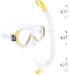 Cressi Ondina VIP Premium Combo Set Óculos Ondina e Tubo Top para crianças 7/13 anos