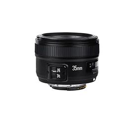 Objetivo Yongnuo YN-35mm F/2 para cámaras DSLR Nikon - Auto Enfoque AF/MF Blanco