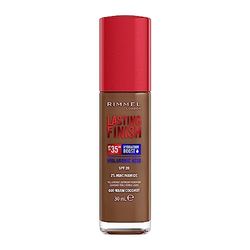 Rimmel London Lasting Finish 35H, 600 Warm Coconut, fondotinta, lunga tenuta, idratante, formula vegana, alta coprenza, 30ml