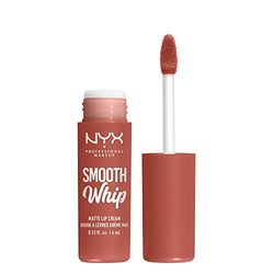 NYX Professional Makeup Smooth Whip Matowa kremowa szminka, jasny kolor, bitą kremową konsystencję, wegańska formuła, odcień: Kitty Belly (02)