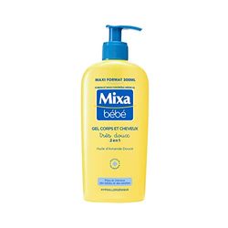 Mixa Baby Gel Mycket mjuk 2 i 1 kropp och hår 300 ml