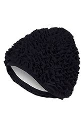 Fashy - Boné de natação para mulher, preto