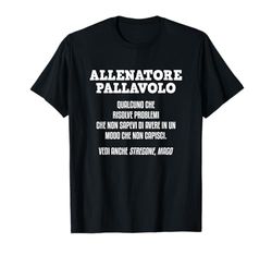 Regalo Sportiva Di Pallavolo Per Un Allenatore Di Pallavolo Maglietta