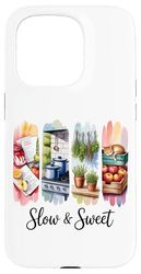 Ricetta Pentole Erbe Mele Gatto Accogliente Custodia per iPhone 15 Pro