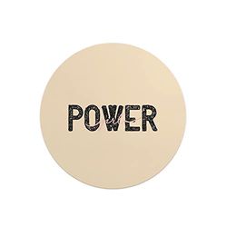 Questo Casa, Round Digital Printed Mouse Pad, Non-Slip Base, for Office and Home, Diameter:22cm