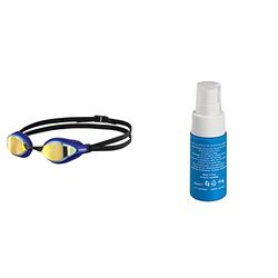 ARENA Airspeed Mirror Occhialini Nuoto da Gara Anti-Appannamento Unisex Adulto, Occhialini Piscina con Ampie Lenti & Spray Anti Appannamento Istantaneo