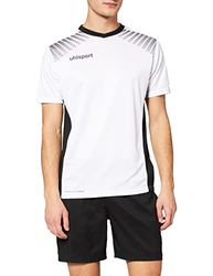 uhlsport Goal Trikot Ka, Maglietta Uomo, Bianco/Nero, XXL