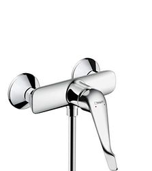 hansgrohe Novus Miscelatore monocomando doccia esterno con maniglia extra lunga, cromo, 71926000