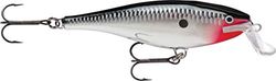 Rapala - Leurre de Pêche Super Shad Rap - Matériel de Pêche avec Corps en Balsa - Leurre Pêche d'Eau Douce - Profondeur de Nage de 1,5 à 2,7m - 14cm / 45g - Fabriqué en Estonie - Chrome