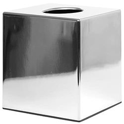 Stalwart CC493 - Soporte para pañuelos (120 x 130 mm), color plateado