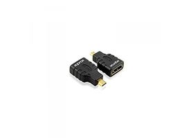 Watio Wave Adattatore - Adattatore da HDMI a micro HDMI, 1 porta, ideale per il collegamento di dispositivi video, ad alta definizione, materiale durevole e flessibile. *