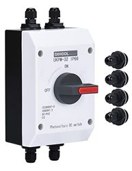 DC Disconnector Stroomonderbreker IP65 Waterdichte 32a 1200V PV Combiner Box Voor Zonnestelsel Zonnepaneel Systeem Zonnepanelen