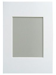 walther design Passepartouts branco polar para tamanho da armação: 24 x 30 cm, tamanho da imagem: 18 x 24 cm passepartouts PA431S