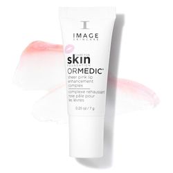 IMAGE Skincare, ORMEDIC pH Balancing Lip Enhancement Complex, Deep Hydration Lip Plumper Peptides for Fuller Lips, Sheer Pink, 7 g