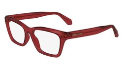 Salvatore Ferragamo Unisex SF2986 zonnebril, 616 transparant rood, 53, 616 transparant rood, 53