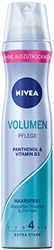 NIVEA Volume & Hold Styling Spray, Strengthening Hair Spray with UV Protection, Panthenol & Vitamin B3, Hair Lacquer for Visibly More Volume & 24-Hour Hold (Hold Level 4), Vegan Care Spray without
