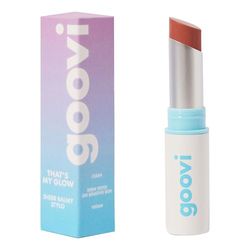 GOOVI That's My Glow Tinted Lip Balm - Tinted, Nourishing Lip Balm with Seaweed Extract - Nourishing and Shiny - 2.5 g