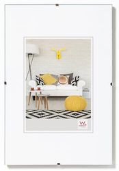 walther design Moldura de vidro transparente 20 x 25 cm porta fotos sem moldura RB025K