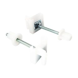 SOMATHERM FOR YOU - piastre Flap fissazione WC 2 metallo, due dadi, due scivoli, lunghezza 75 millimetri