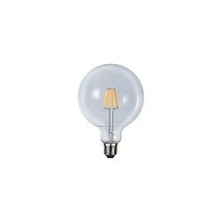 Star Trading I-LED-E27-48WFD - Lampada a LED E27 G125 6W 600lm Bianco Caldo Dimmerabile, Classe A+